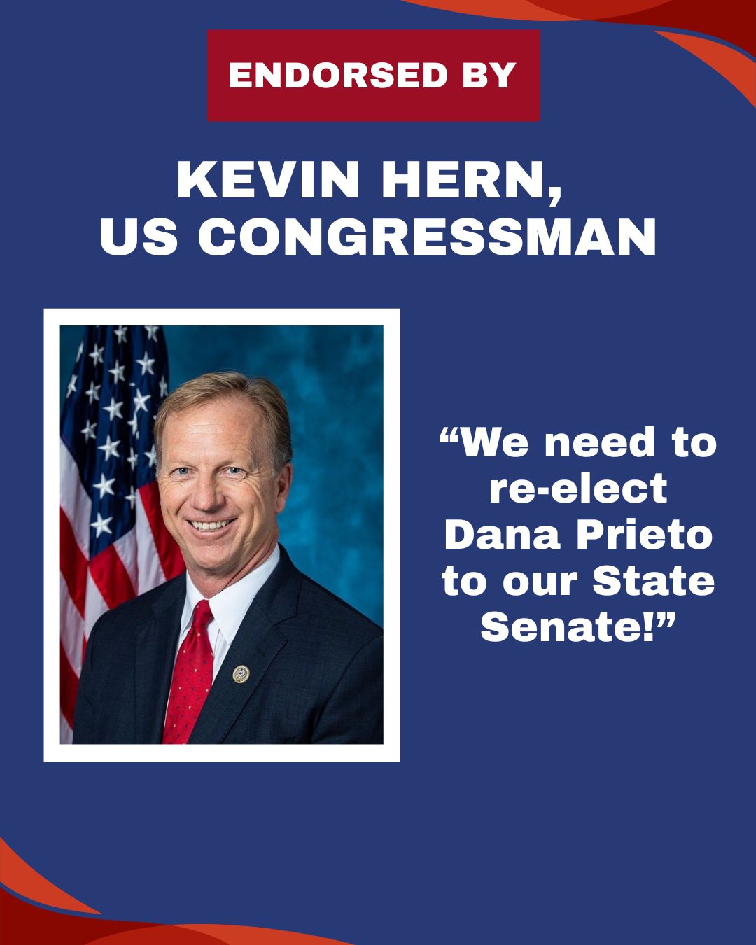 Kevin Hern Endorses Senator Dana Prieto