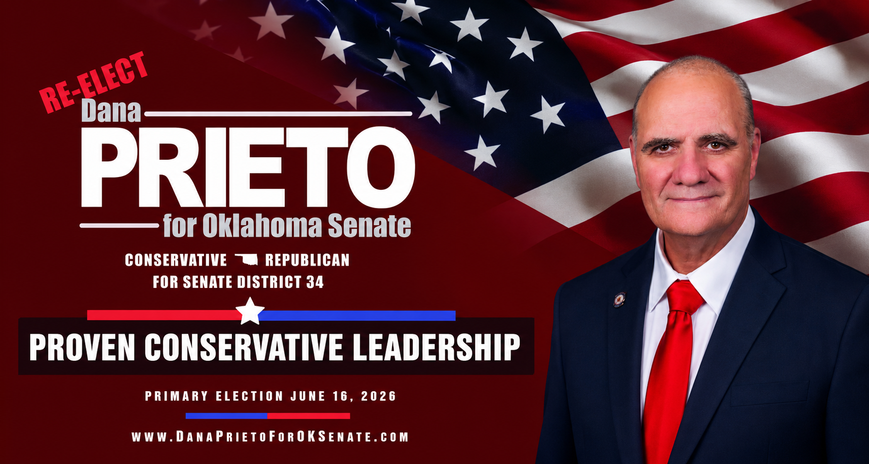Re-Elect Senator Prieto