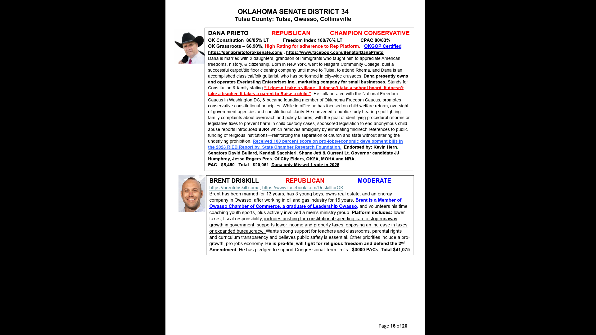 Senate District 34 Voter Guide